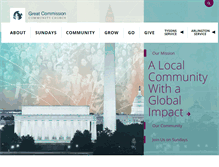 Tablet Screenshot of greatcommissioncc.org